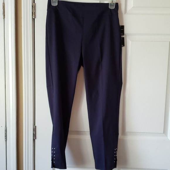 Rebecca Malone | Pants & Jumpsuits | Navy Ankle Dress Pants | Poshmark